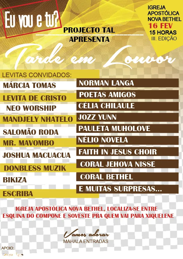 Mais Uma Tarde de Louvor e Adoração