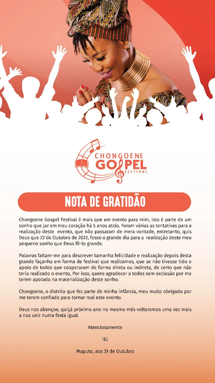 1ª Edição do Chongoene Gospel Festival