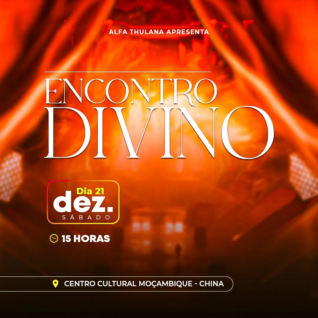 Alfa Thulana Anuncia a Segunda Edição do Encontro Divino