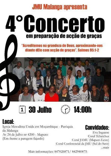 JMU Malanga apresenta o quarto concerto