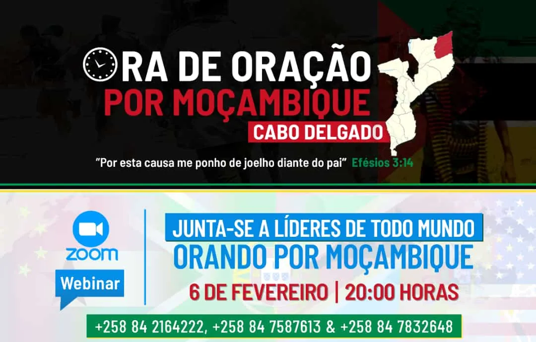 CONVITE DE ORAÇÃO POR MOÇAMBIQUE