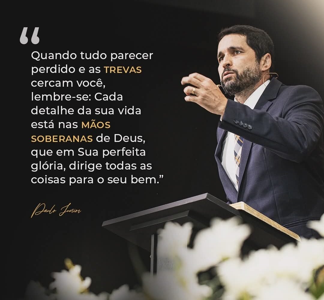 Pastor Paulo Júnior é removido do ministério e anuncia afastamento por ser rigoroso com a palavra de Deus