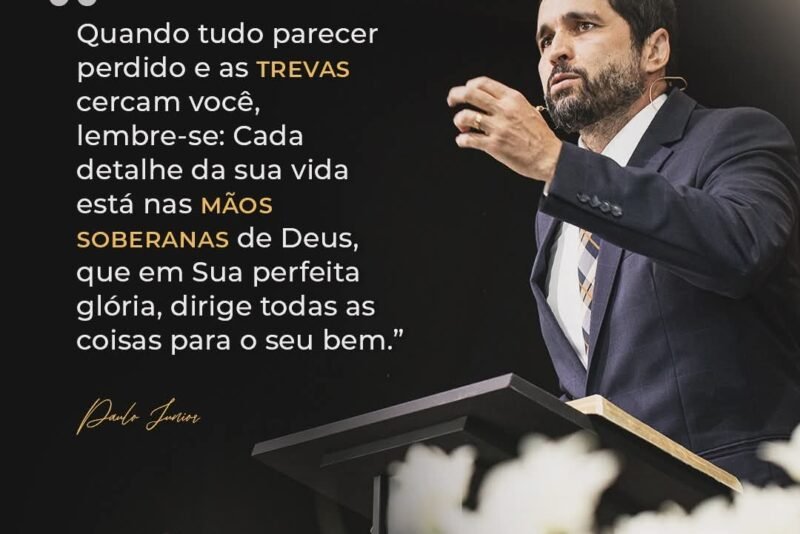 Pastor Paulo Júnior é removido do ministério e anuncia afastamento por ser rigoroso com a palavra de Deus