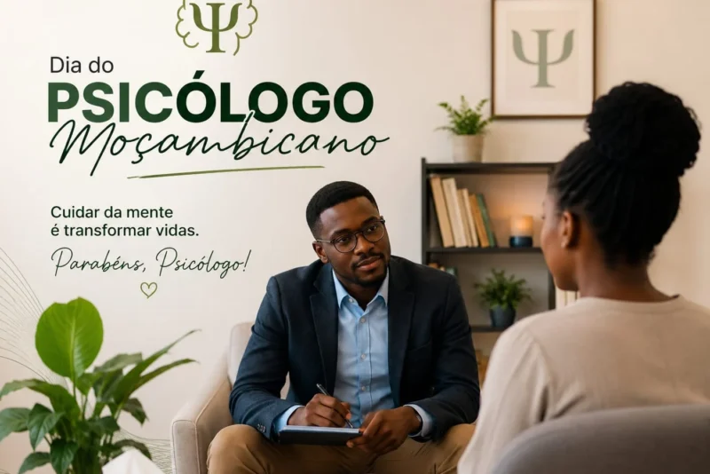 DIA DO PSICÓLOGO MOÇAMBICANO: QUEM CUIDA DA MENTE TAMBÉM AJUDA A SALVAR VIDAS